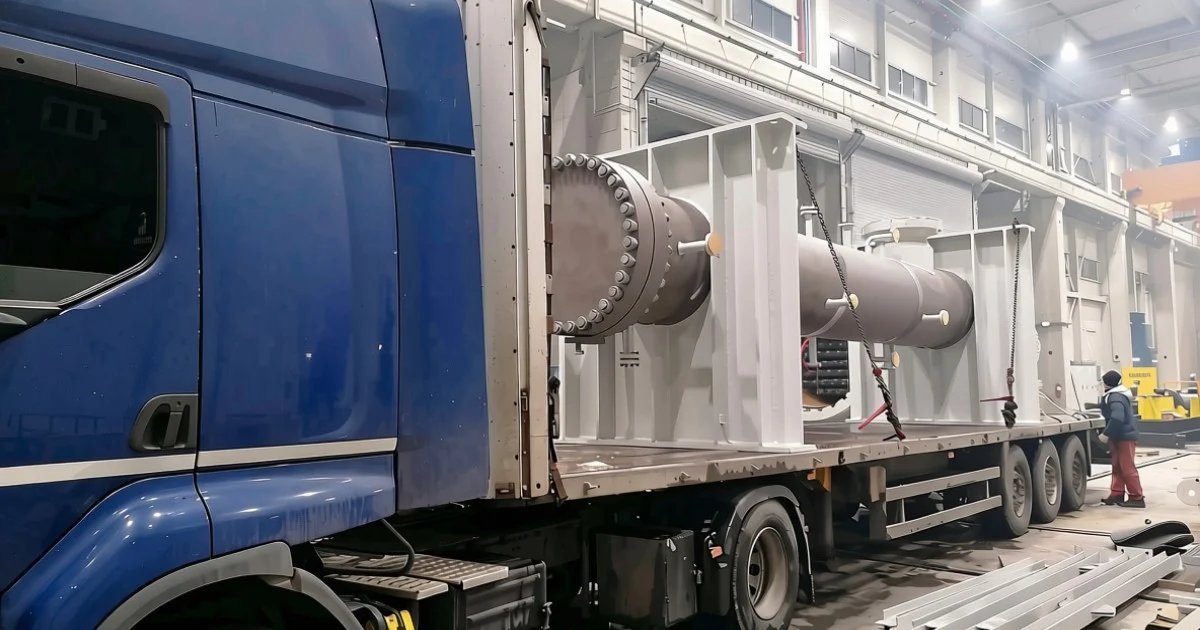 Pressure Tanks – out-of-gauge road transport